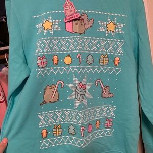 NWT Pusheen the Cat Christmas sweater